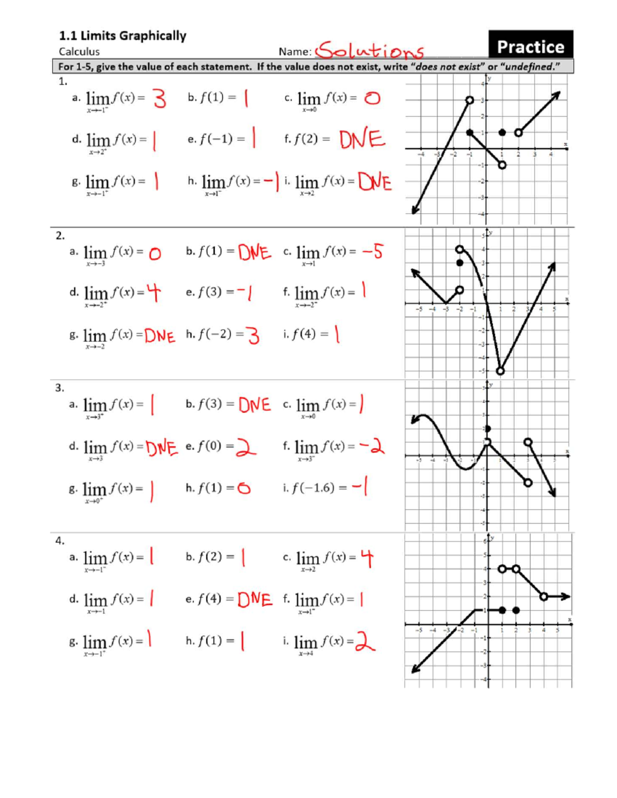 C 1 Solutions To Limits Graphically Problems For Flipped Math Studocu