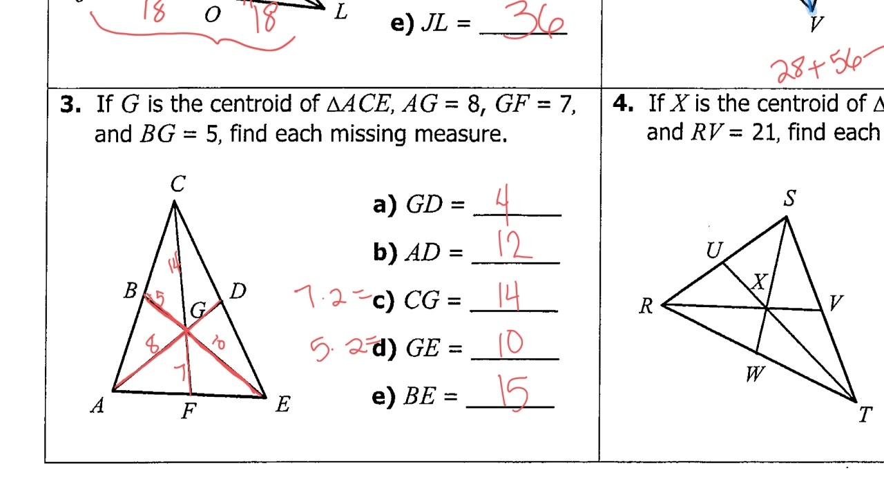 Center Of Triangle Worksheets Library Center Of Triangle Worksheets Library