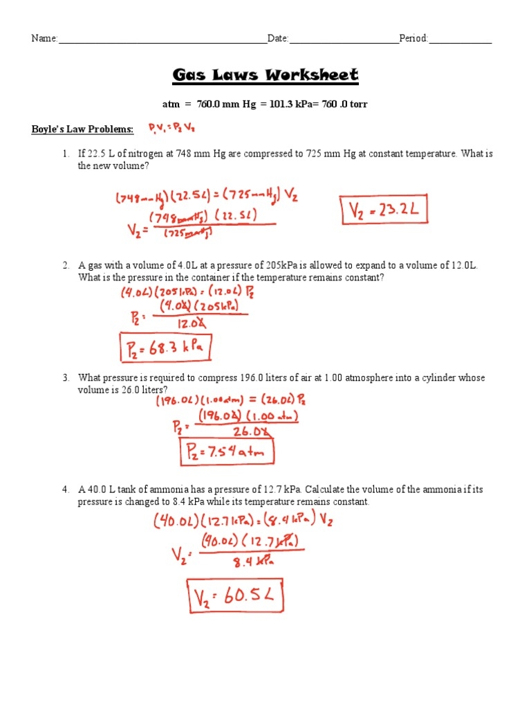 Chapter 18 The Combined Gas Law Grahams Law Combined Gas Law Worksheets Library Chapter 18 The Combined Gas Law Grahams Law Combined Gas Law Worksheets Library