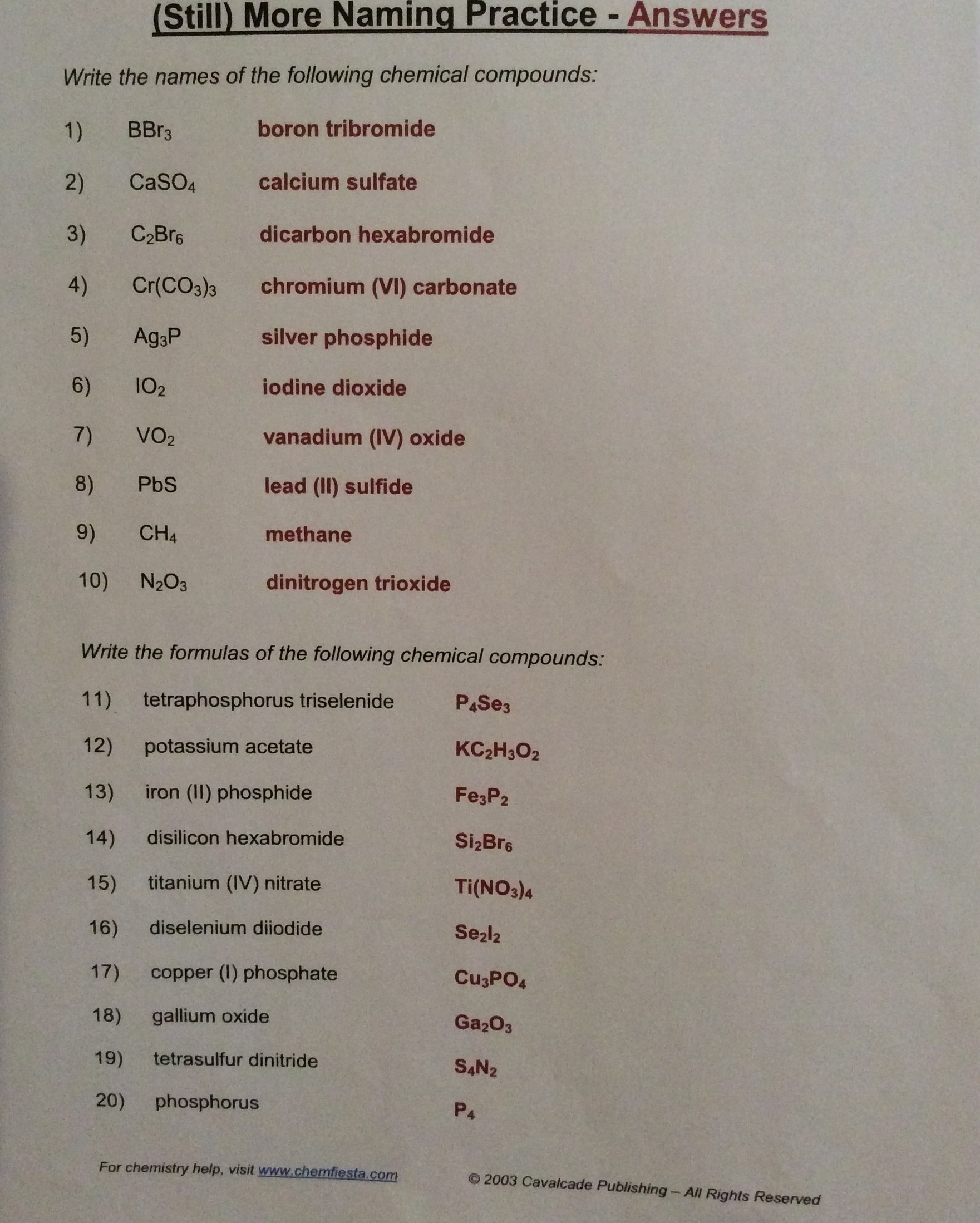 Chemistry 2019 2020 Chemistry 2019 2020