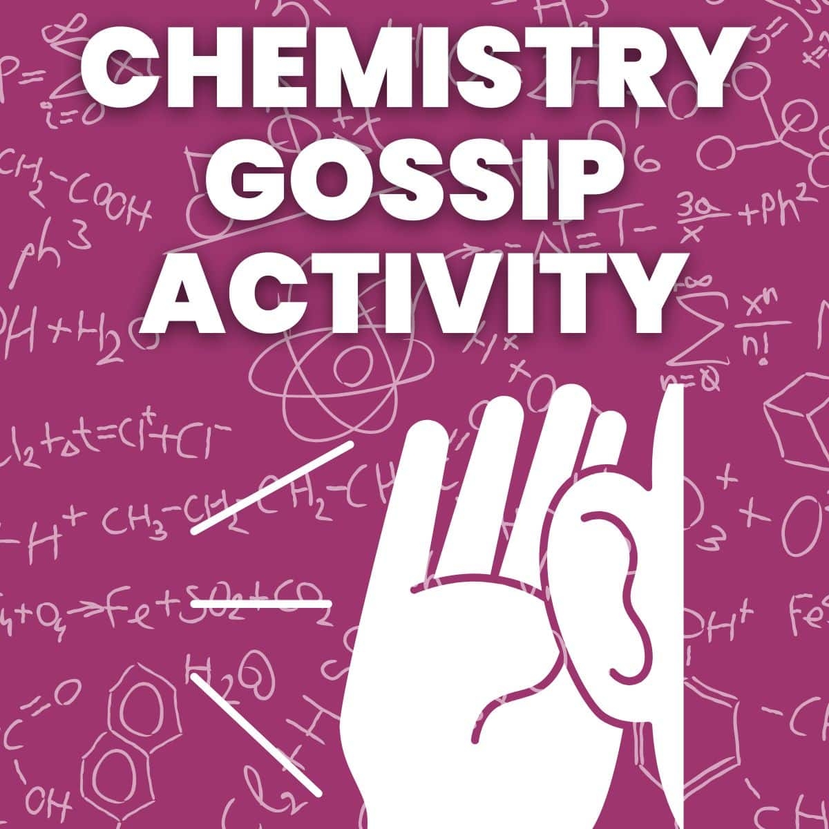 Chemistry Gossip Activity Math Love