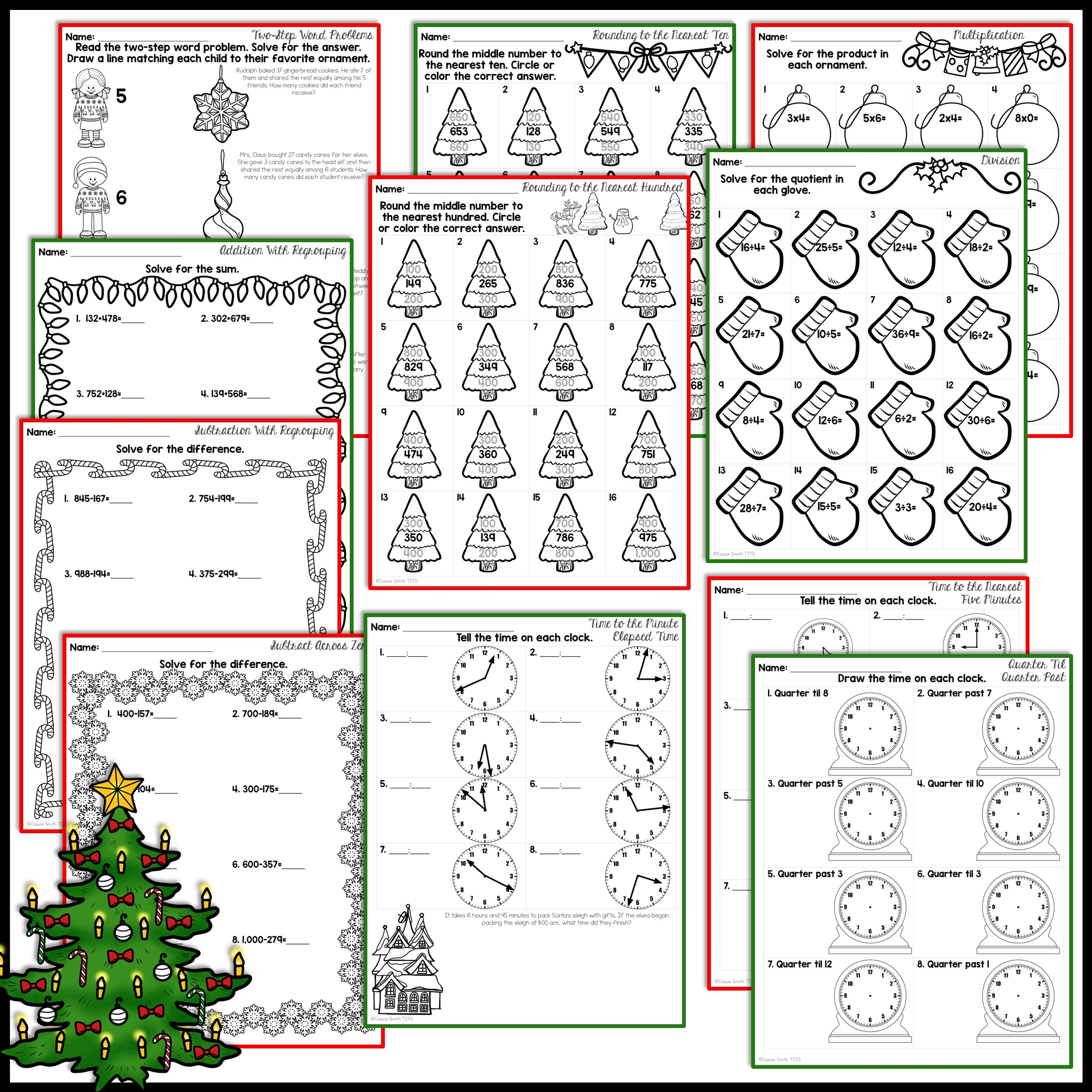 christmas multiplication worksheets christmas multiplication worksheets
