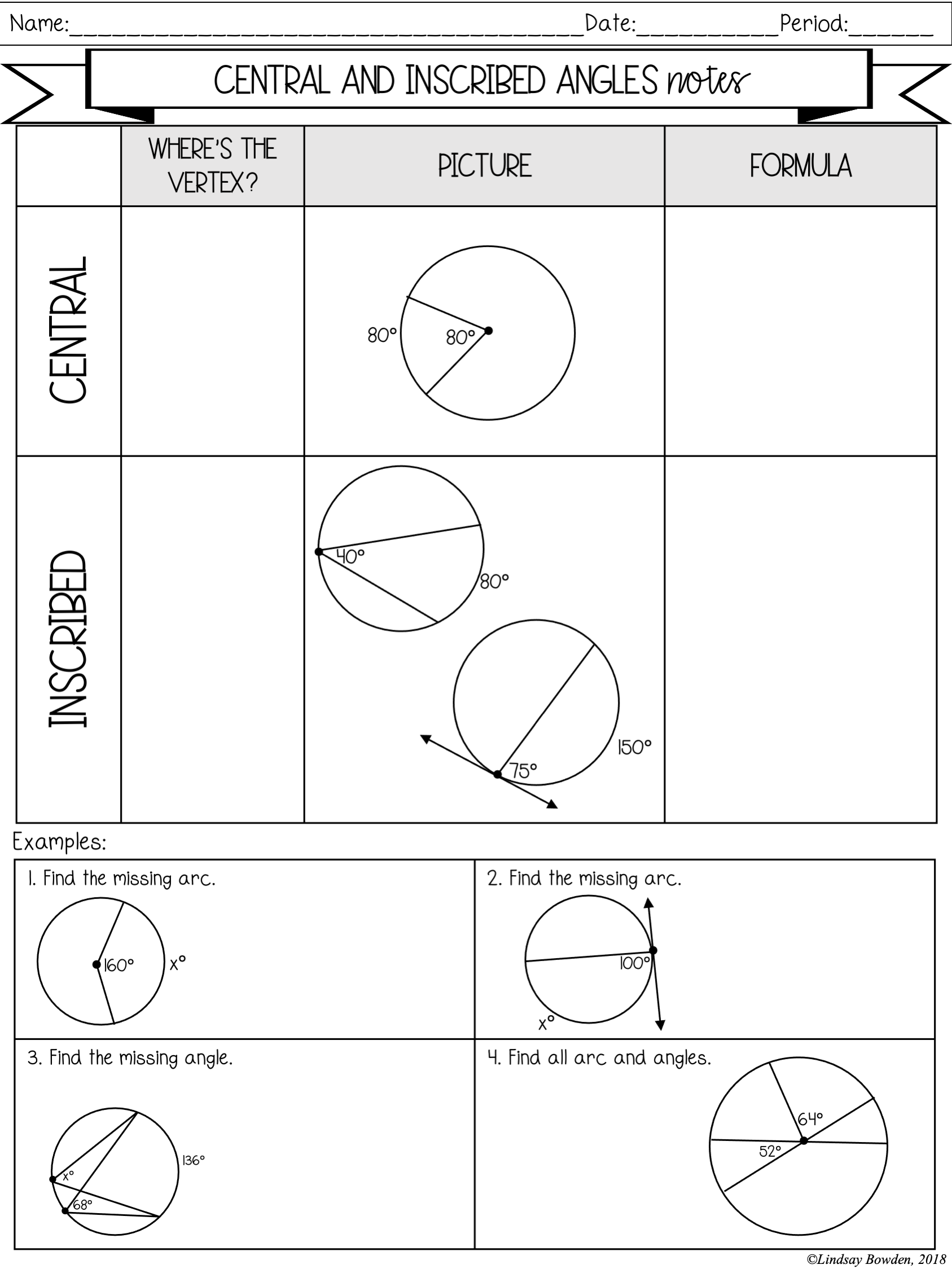 Circles Notes And Worksheets Lindsay Bowden Worksheets Library Circles Notes And Worksheets Lindsay Bowden Worksheets Library