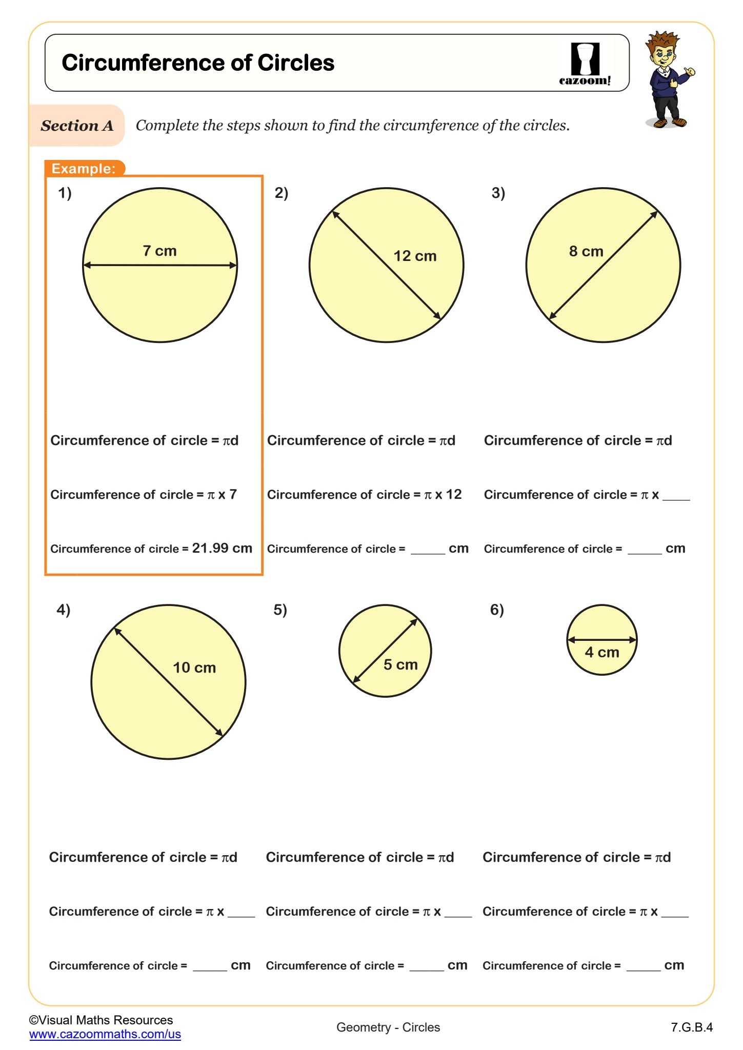 Circumference Of Circles Worksheet Fun And Engaging 7th Grade PDF Worksheets Cazoom Math Circumference Of Circles Worksheet Fun And Engaging 7th Grade PDF Worksheets Cazoom Math
