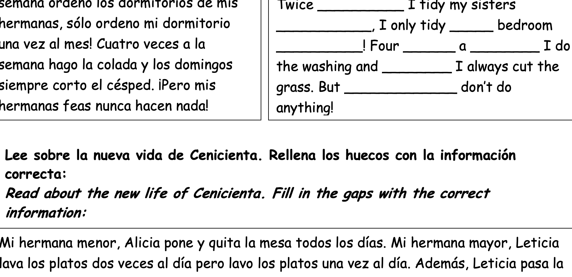 Claro 1 Mi Casa 4 6 Ayudo En Casa Teaching Resources Claro 1 Mi Casa 4 6 Ayudo En Casa Teaching Resources