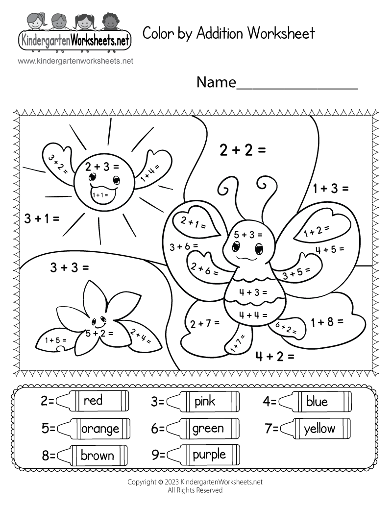 addition worksheets pdf