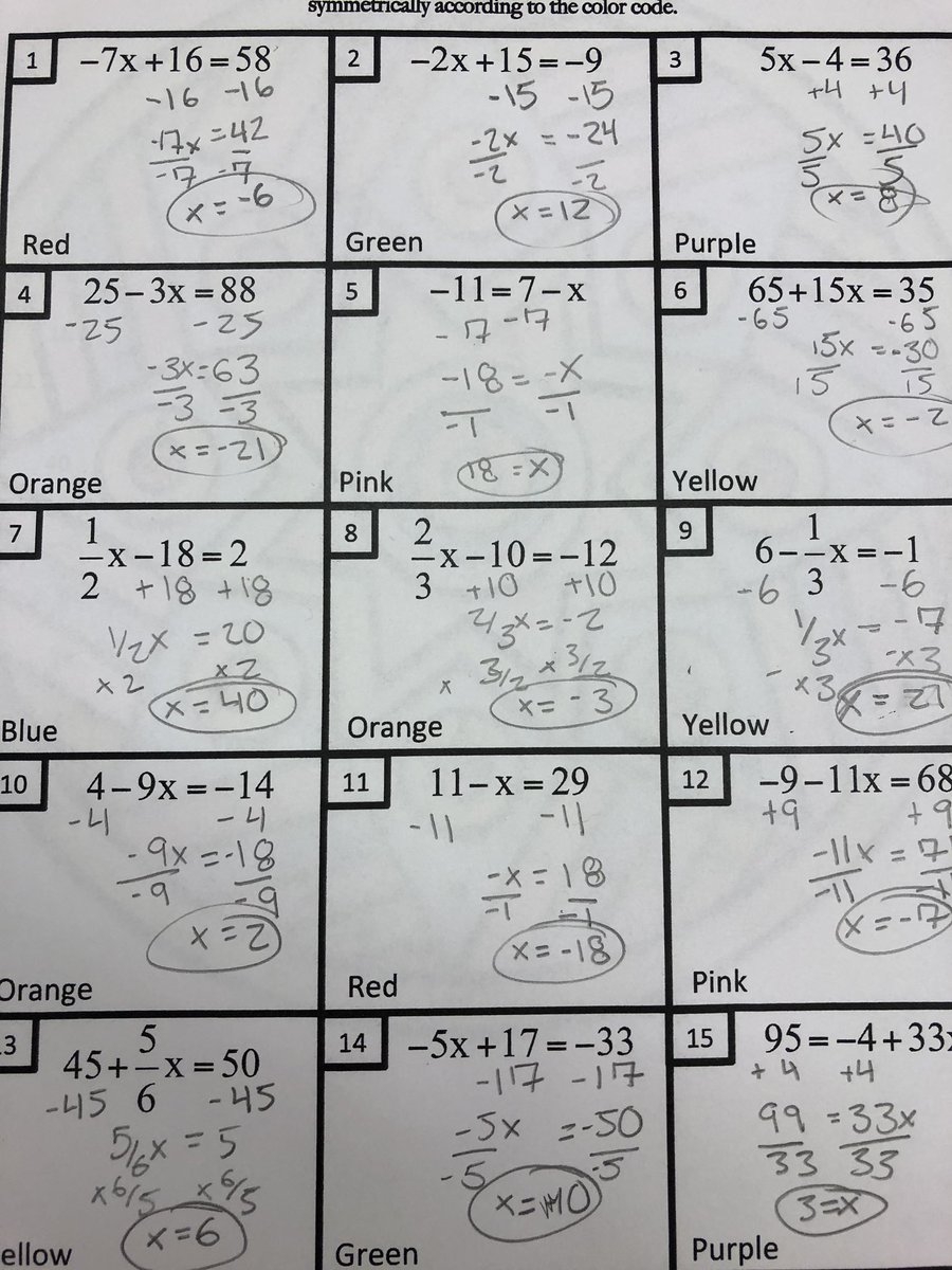 two step equations answers worksheet two step equations answers worksheet
