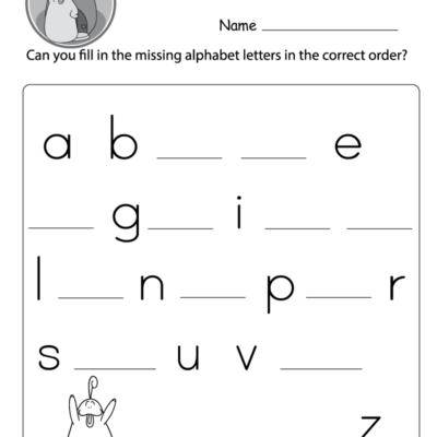 Complete The Alphabet Worksheet Free Printable Doozy Moo