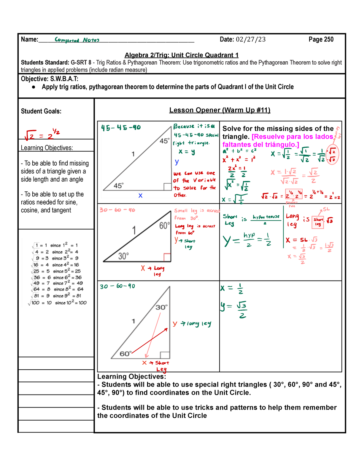 algebra 2 2.2 worksheet answers
