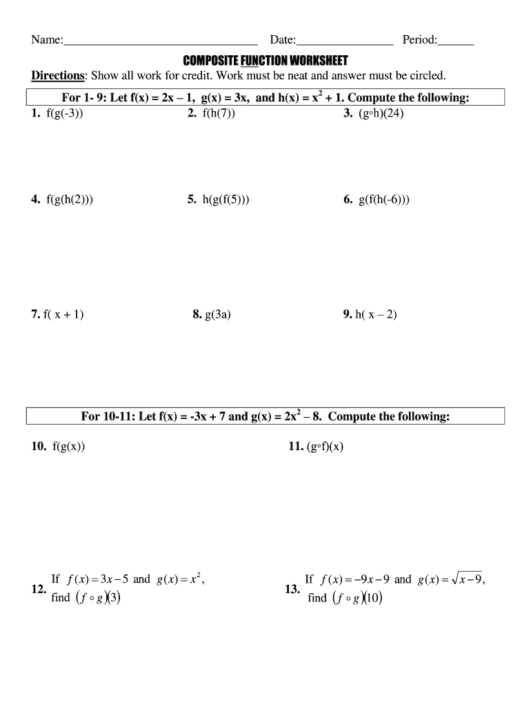 Composition Of Functions Worksheet Fill Out Sign Online DocHub Composition Of Functions Worksheet Fill Out Sign Online DocHub