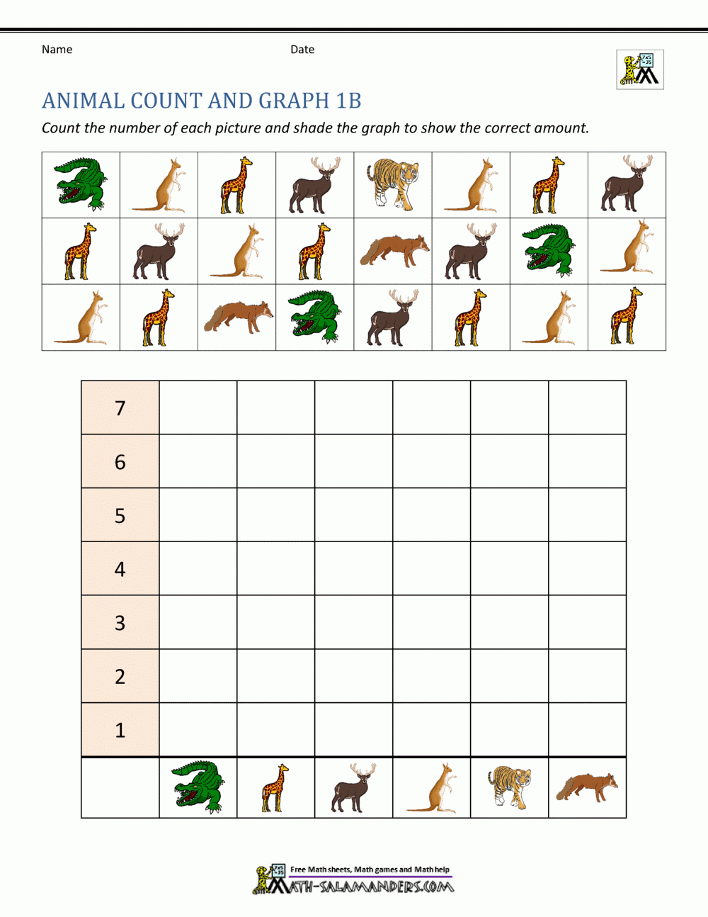 Count And Graph Worksheets