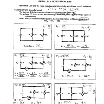 CP PHYSICS Parallel Circuits WS Key Problems Solutions Studocu