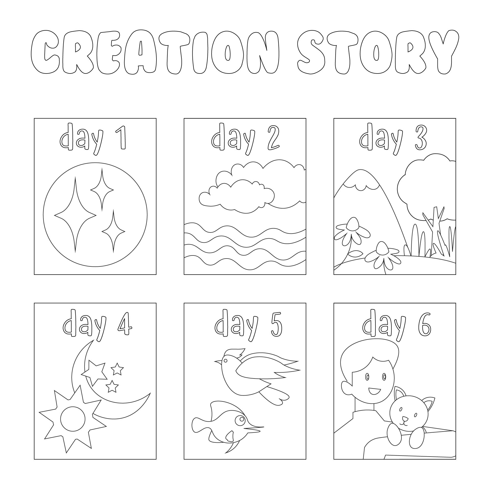Creation Activity Pages 20 Free PDF Printables Printablee