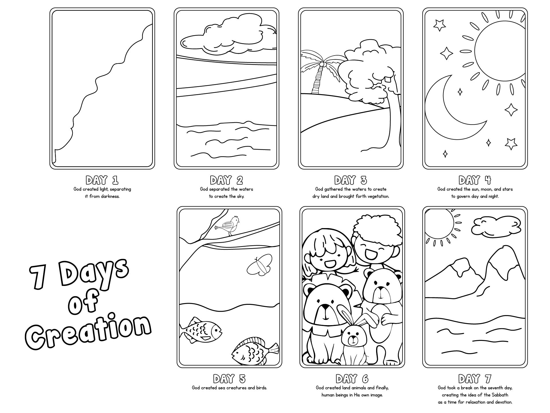 Creation Activity Pages 20 Free PDF Printables Printablee