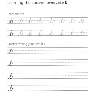 Cursive B How To Write A Lowercase B In Cursive