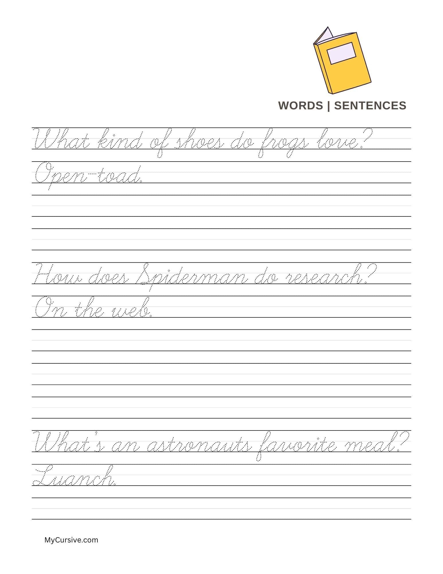 cursive practice worksheets free
