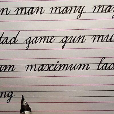 Cursive Writing Practice For Beginners Best Words To Practice Cursive Writing Cursive Writing YouTube