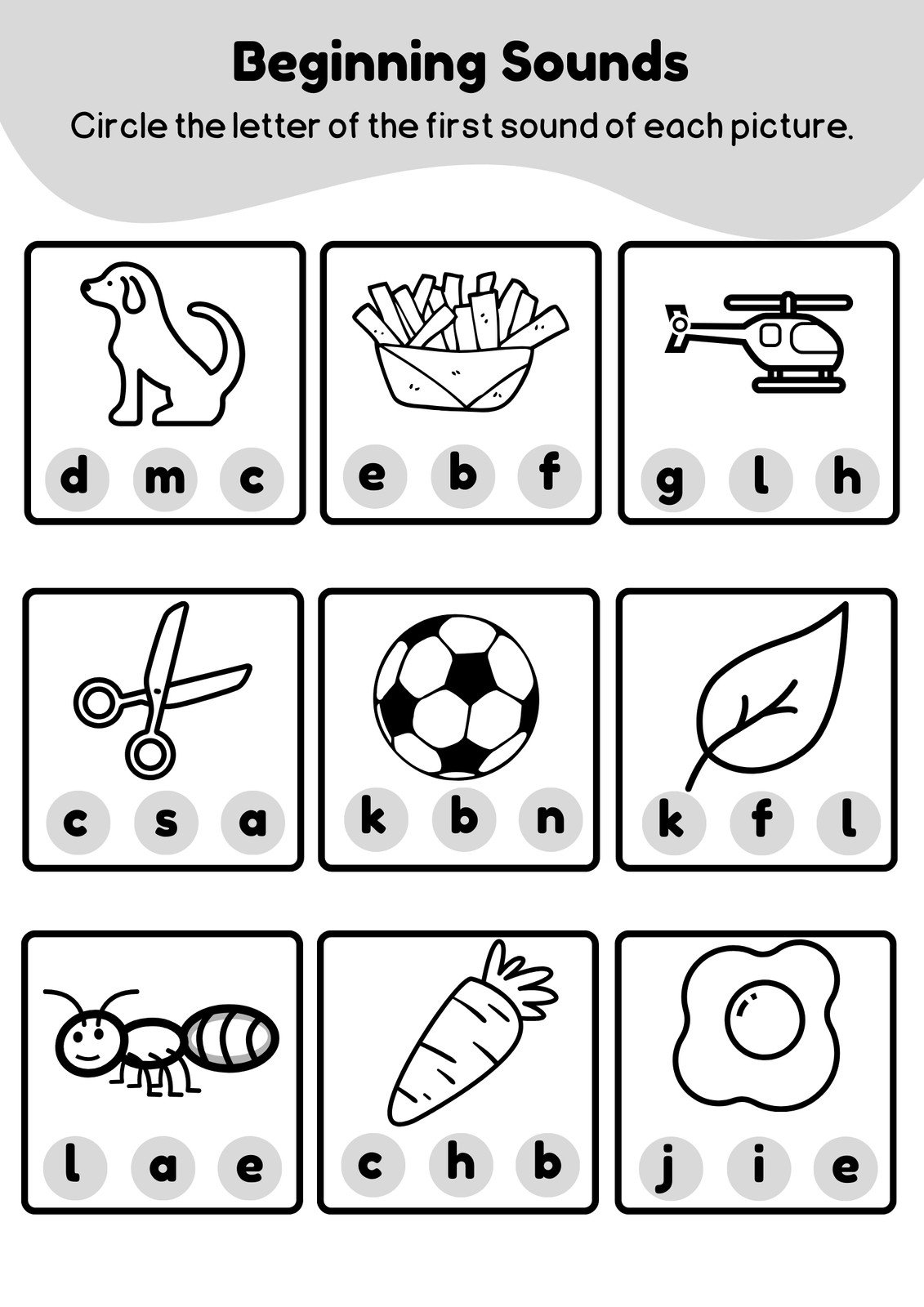 Customize 76 Kindergarten Beginning Sounds Worksheets Templates Online Canva