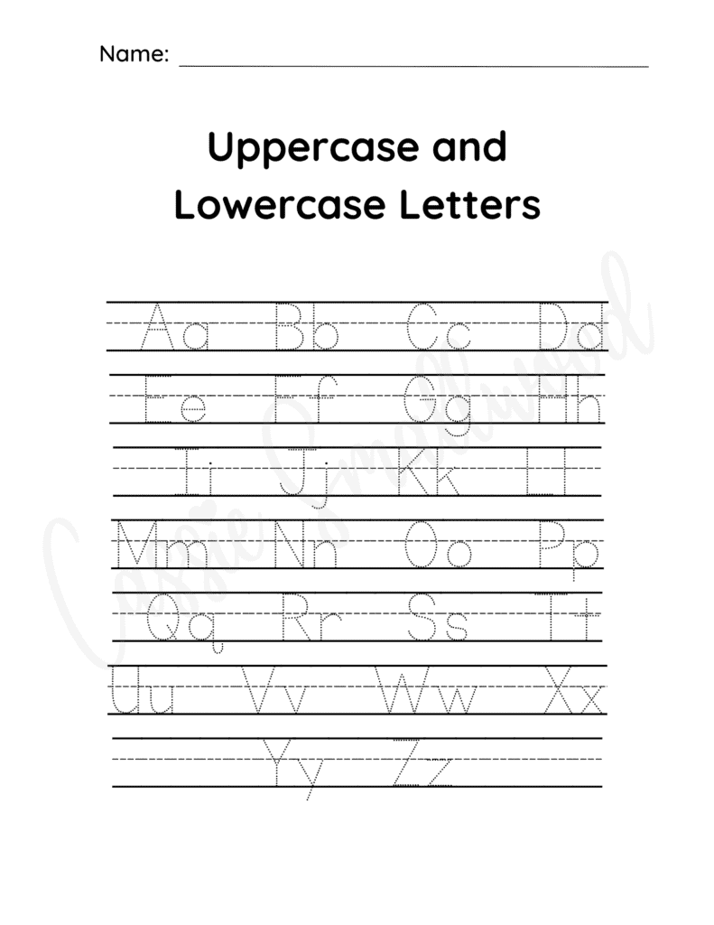 alphabet handwriting worksheets pdf