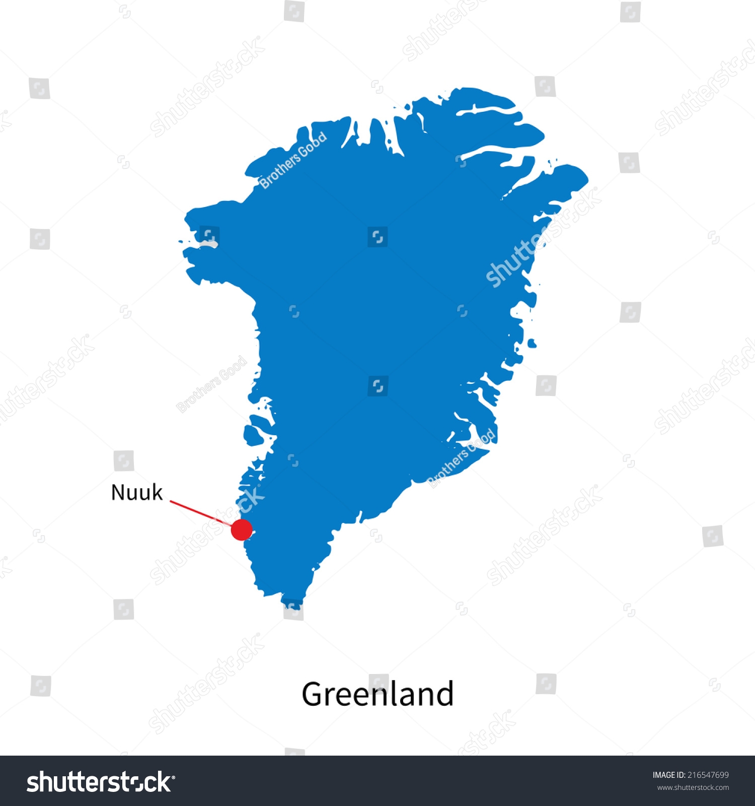 Detailed Map Greenland Capital City Nuuk Stock Illustration 216547699 Shutterstock Detailed Map Greenland Capital City Nuuk Stock Illustration 216547699 Shutterstock