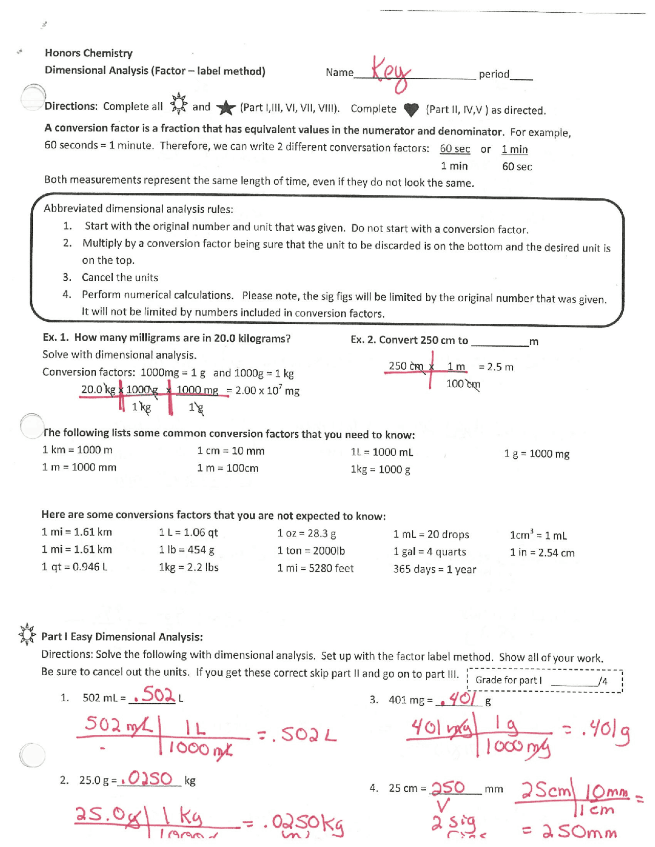 Dimensional Analysis Practice Problems With Answers Exercises Chemistry Docsity Dimensional Analysis Practice Problems With Answers Exercises Chemistry Docsity