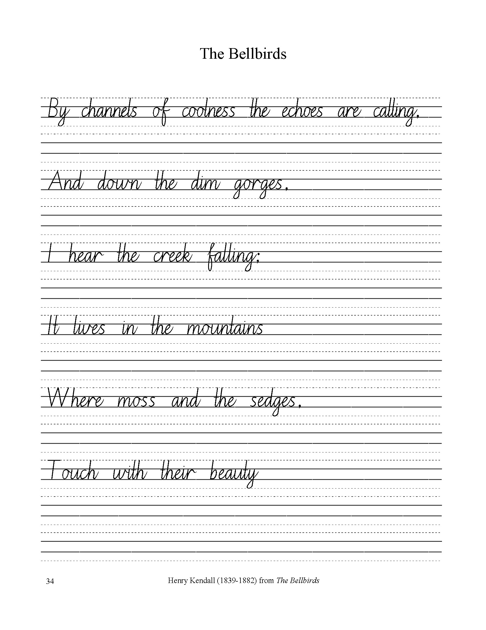 cursive handwriting practice