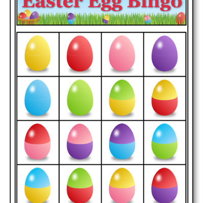 Easter Egg Picture Bingo Printable Activity Connection