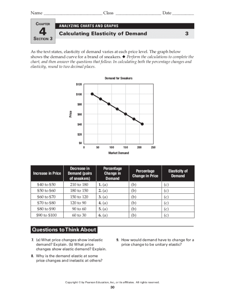 Economics Chapter 4 Section 3 Elasticity Of Demand Worksheet Answers Fill Out Sign Online DocHub