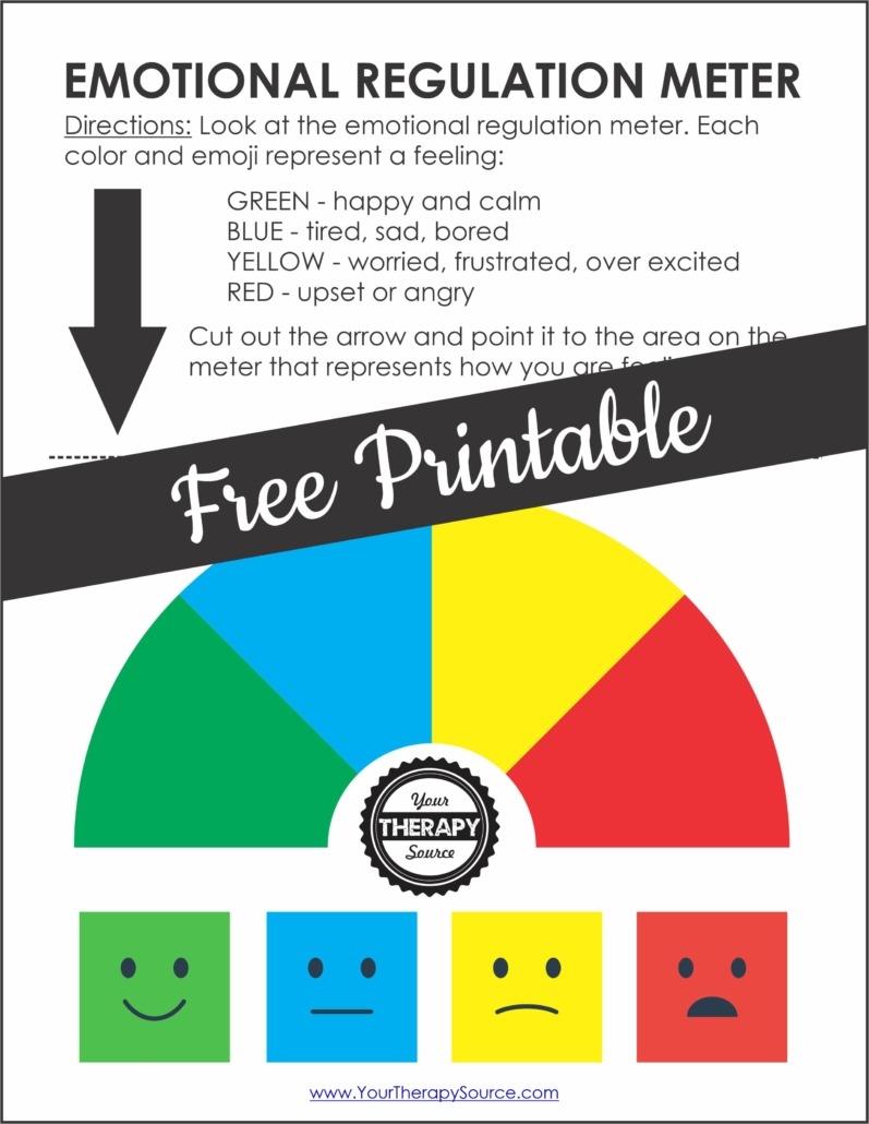 Emotion Regulation Worksheet PDF Packet FREE Your Therapy Source Emotion Regulation Worksheet PDF Packet FREE Your Therapy Source