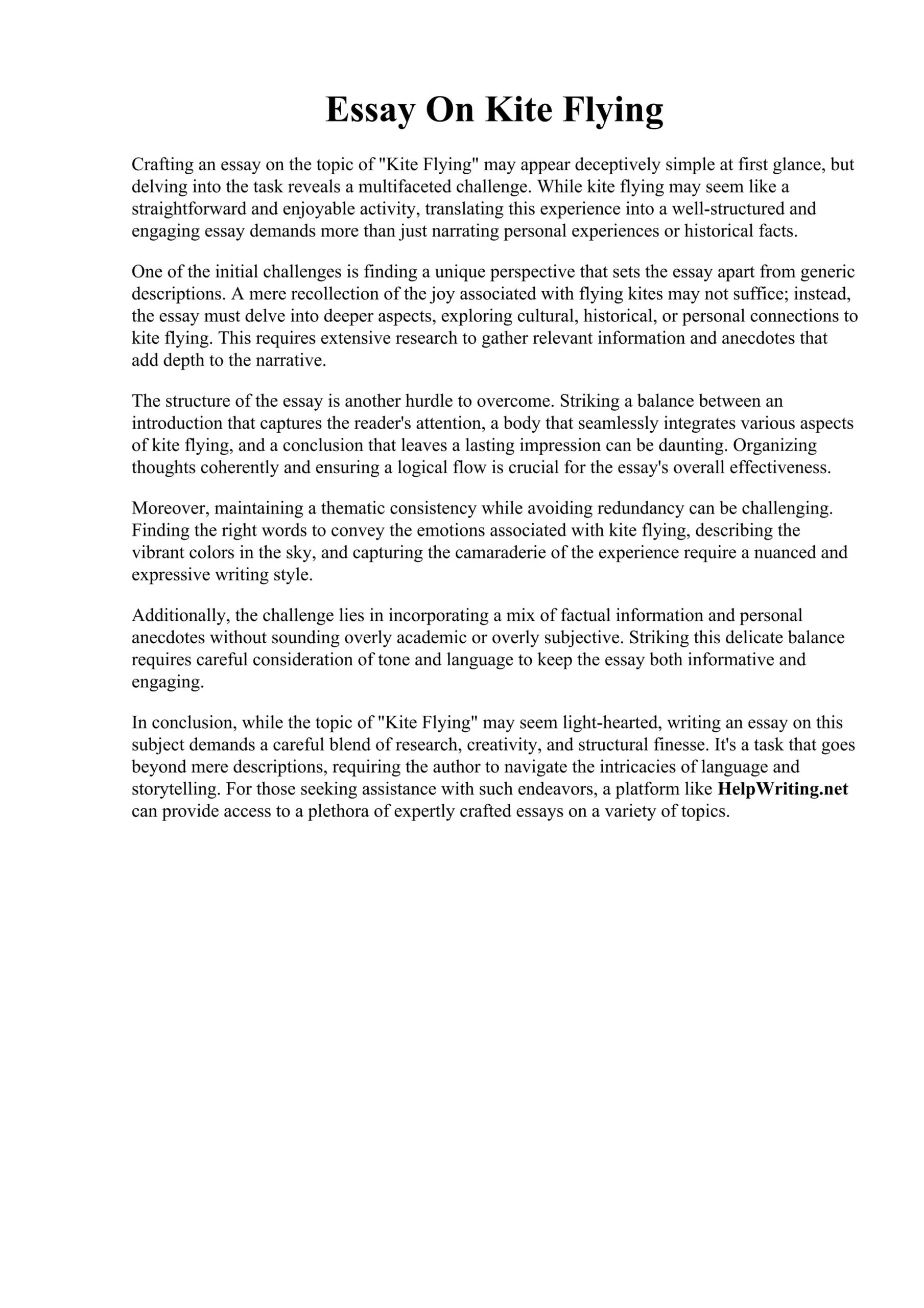 Essay On Kite Flying Unforgettable The Kite Runner Essay Thatsnotus PDF Essay On Kite Flying Unforgettable The Kite Runner Essay Thatsnotus PDF