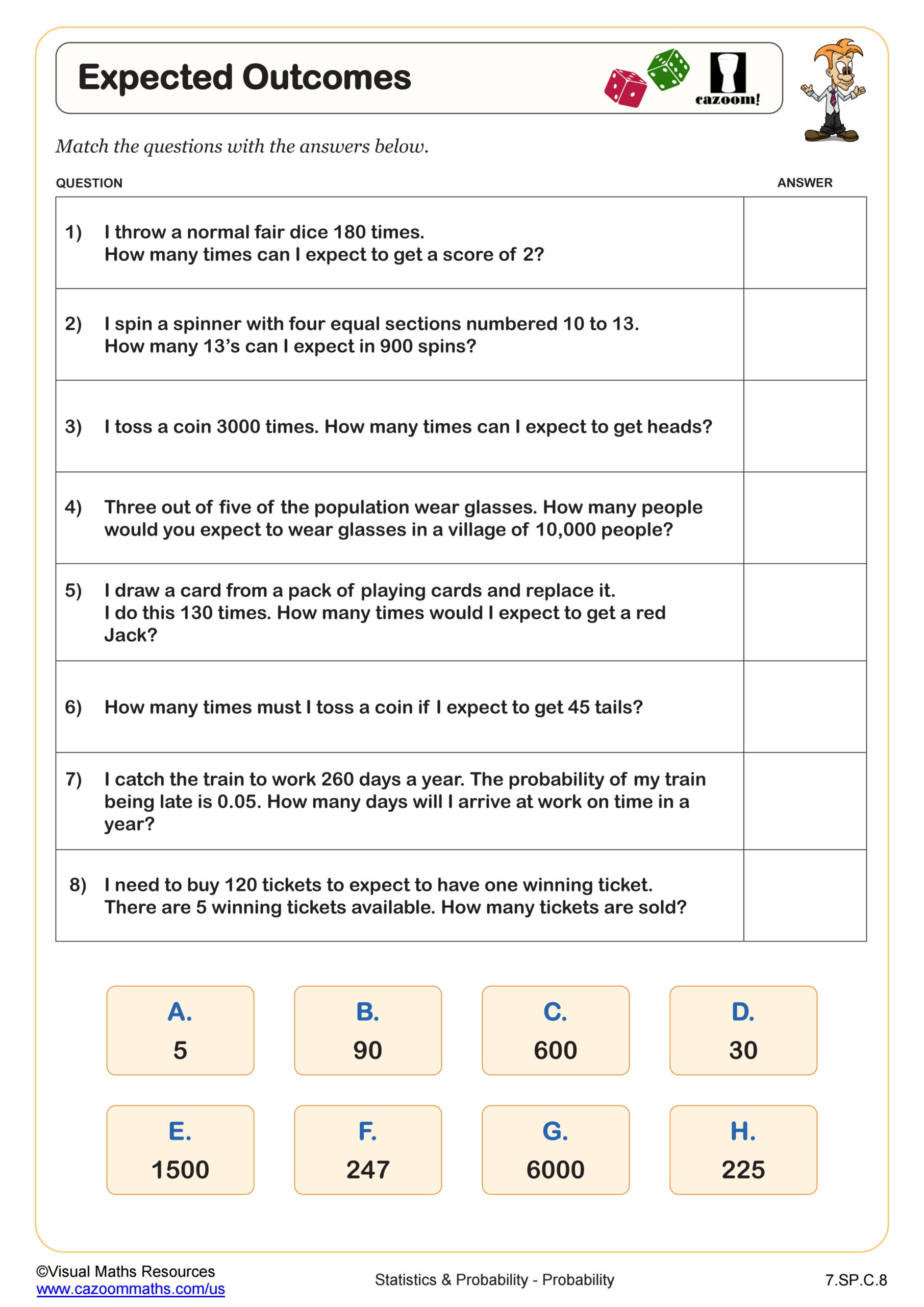 Expected Outcomes Worksheet 7th Grade PDF Worksheets Cazoom Math Expected Outcomes Worksheet 7th Grade PDF Worksheets Cazoom Math