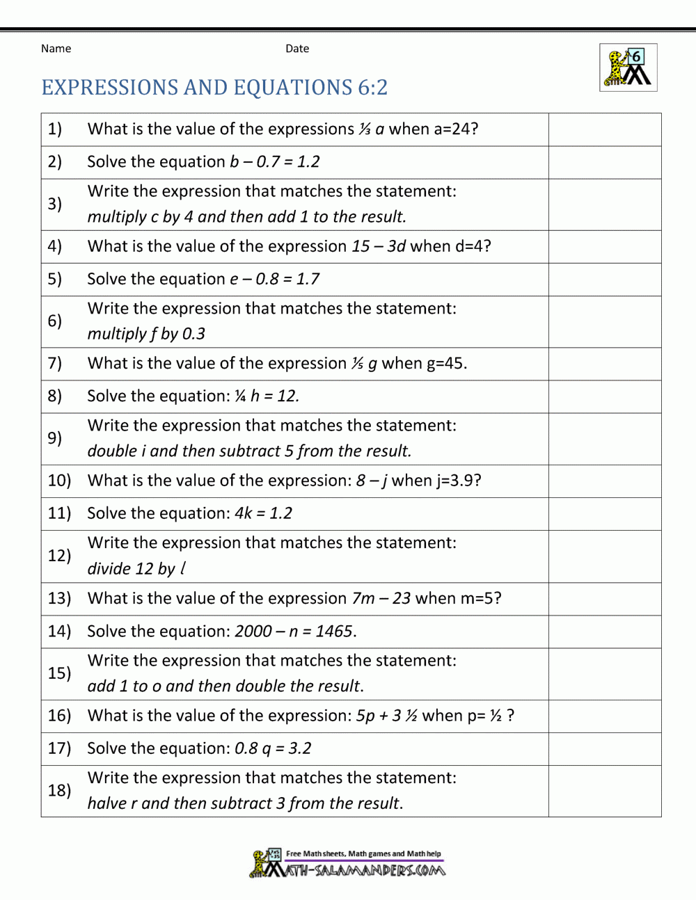 algebraic expressions worksheet pdf algebraic expressions worksheet pdf