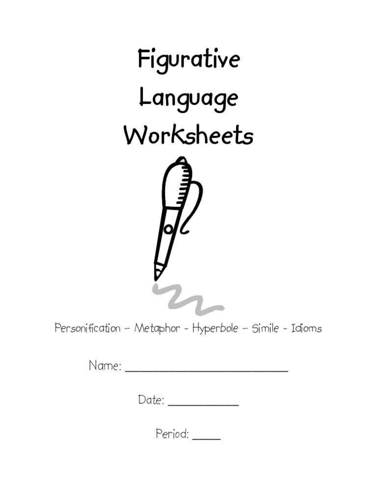 figurative language worksheet 1 answer key figurative language worksheet 1 answer key