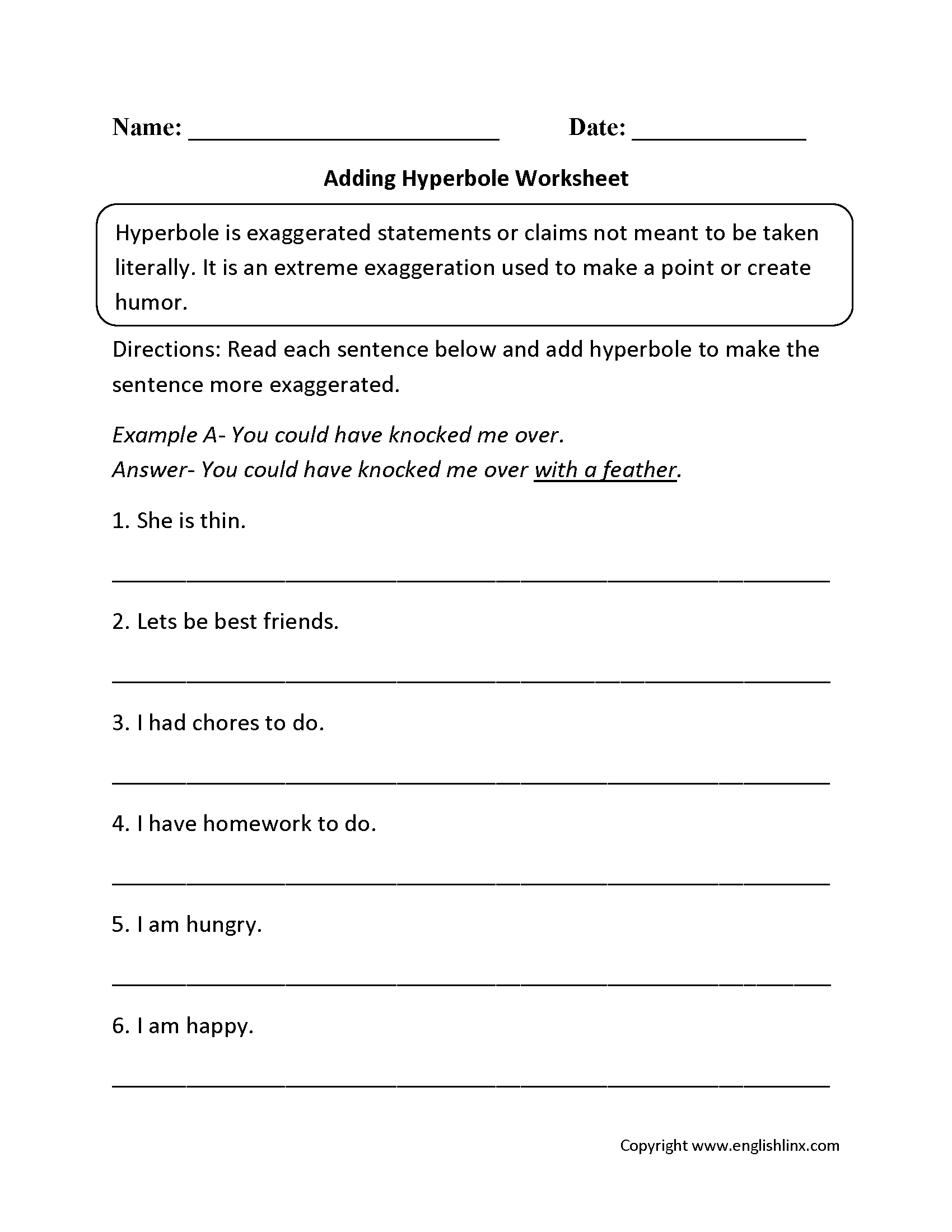 Figurative Language Worksheets Definitions Examples Practice Activities Figurative Language Worksheets Definitions Examples Practice Activities