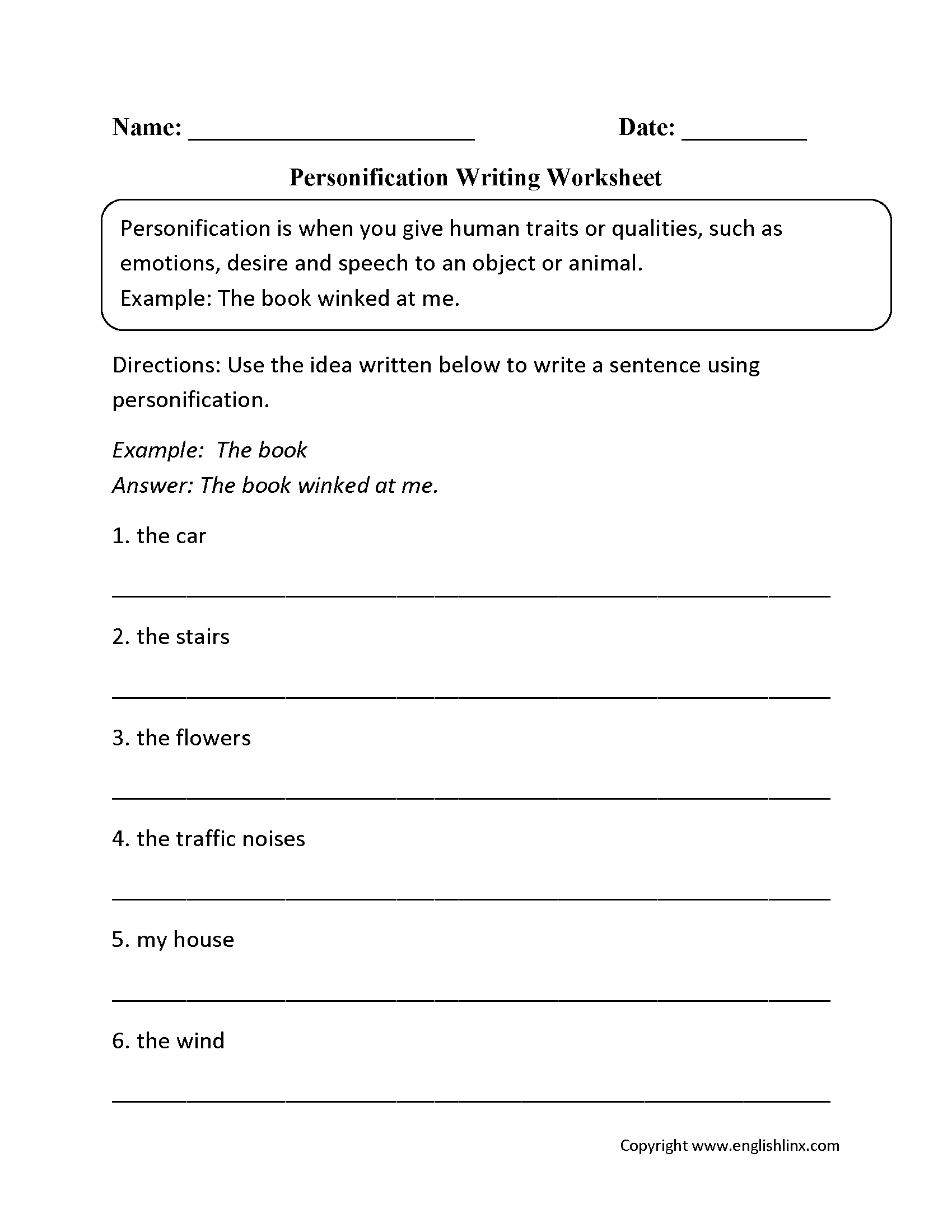 Figurative Language Worksheets Definitions Examples Practice Activities Figurative Language Worksheets Definitions Examples Practice Activities
