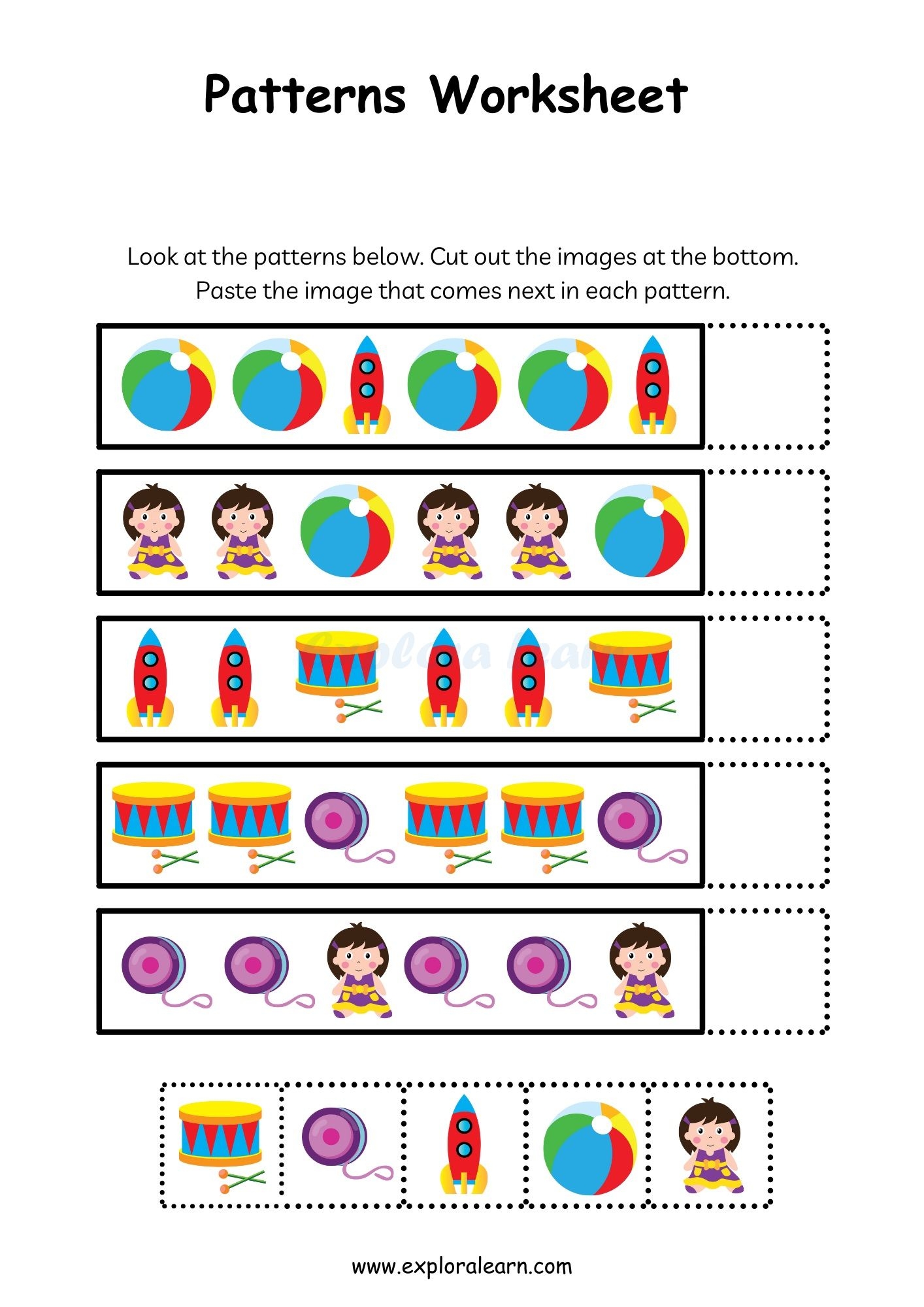 Focus Attention Worksheets For ADHD Autism