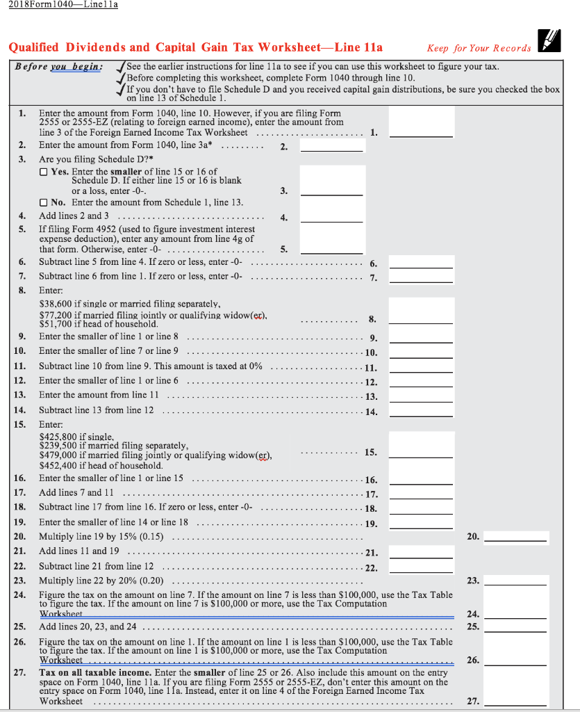 Form 1040 Schedule D Printable Form 1040 Schedule D Printable