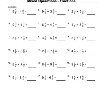 Fraction Worksheets Pdf Downloads Math Champions