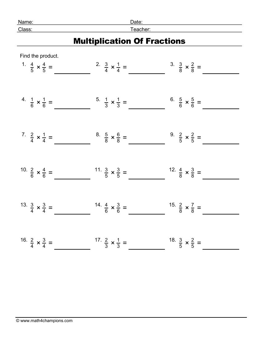 Fraction Worksheets Pdf Downloads Math Champions Fraction Worksheets Pdf Downloads Math Champions