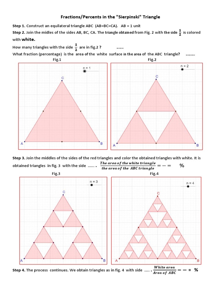 Fractions In Sierpinski Triangle PDF Worksheets Library Fractions In Sierpinski Triangle PDF Worksheets Library
