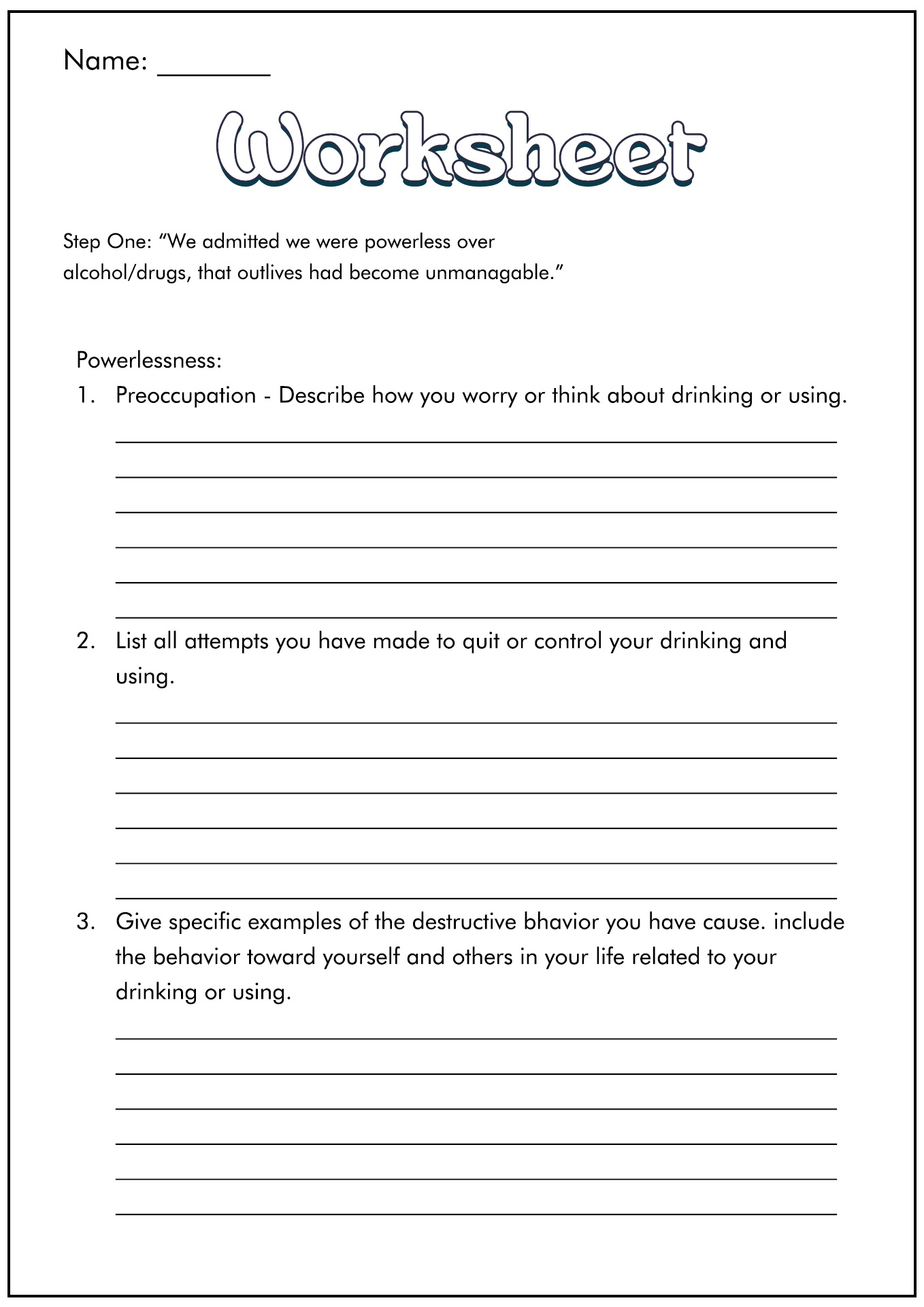 celebrate recovery 12 steps worksheets pdf celebrate recovery 12 steps worksheets pdf