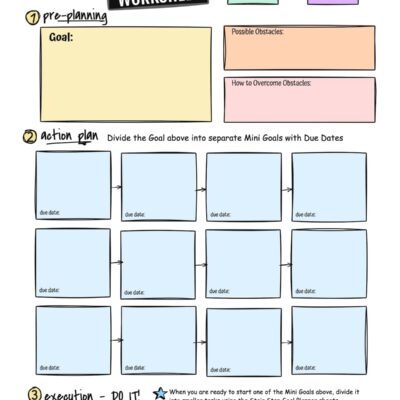 Free ADHD Goal Setting Worksheets Easily Break Down Tasks Honestly ADHD