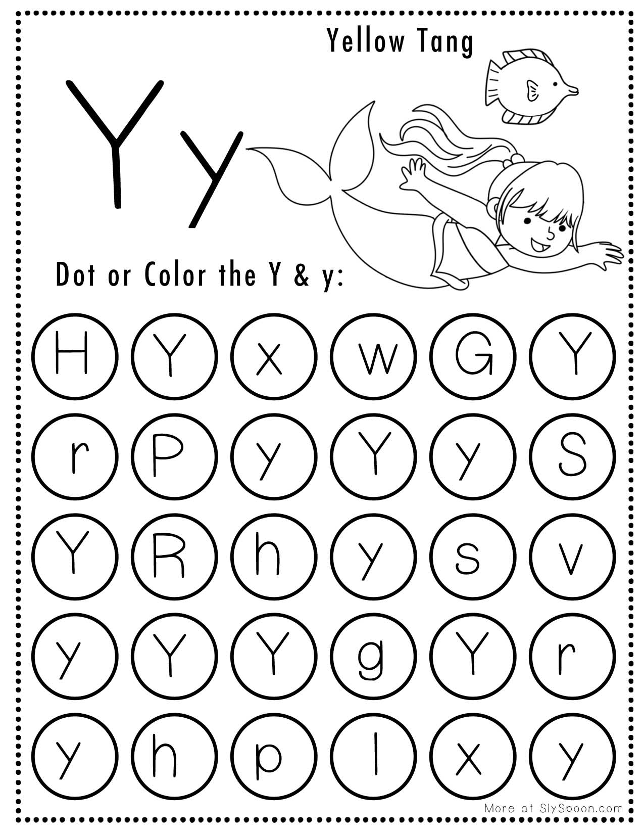 letter y worksheet letter y worksheet
