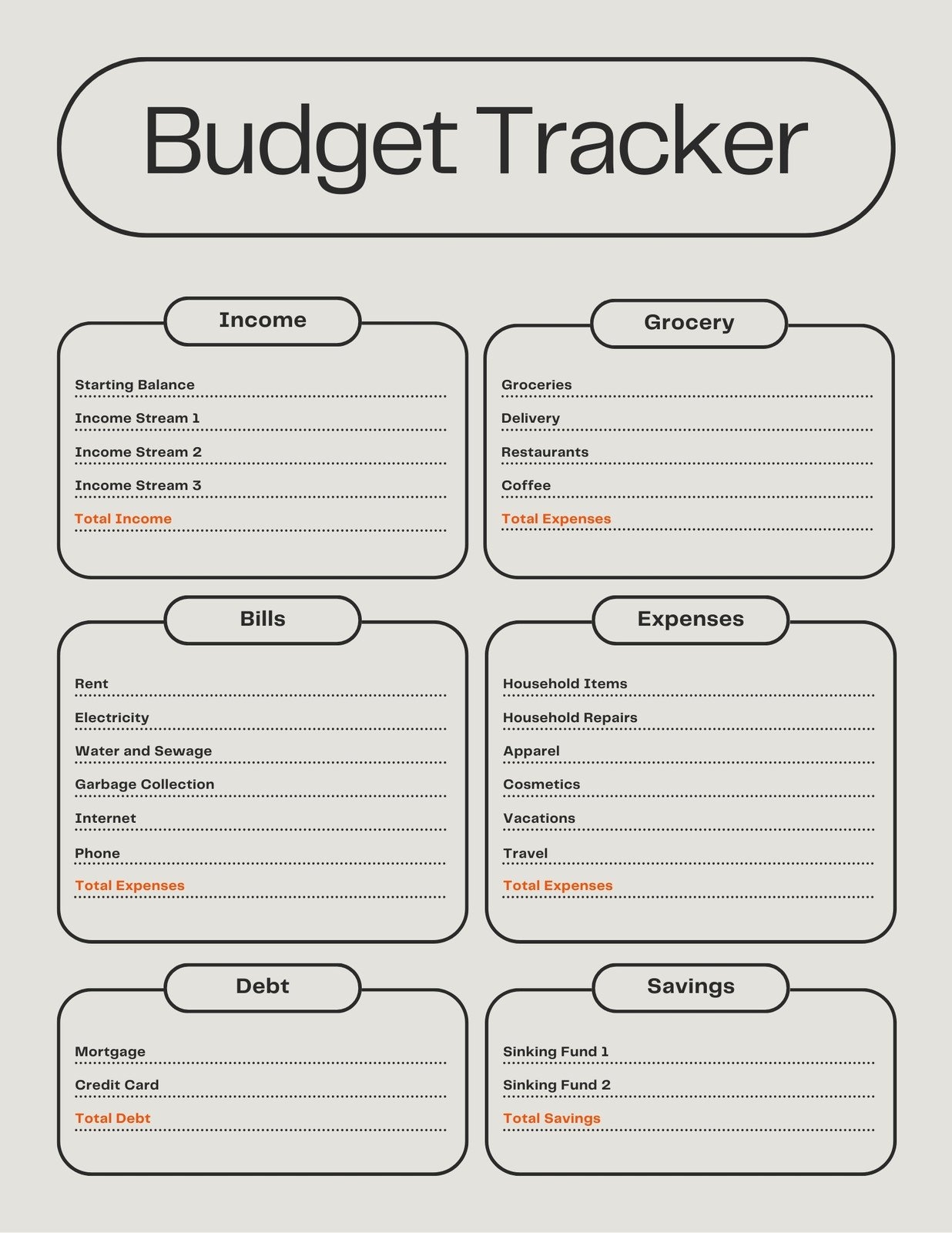 Free And Customizable Budget Templates Canva Free And Customizable Budget Templates Canva
