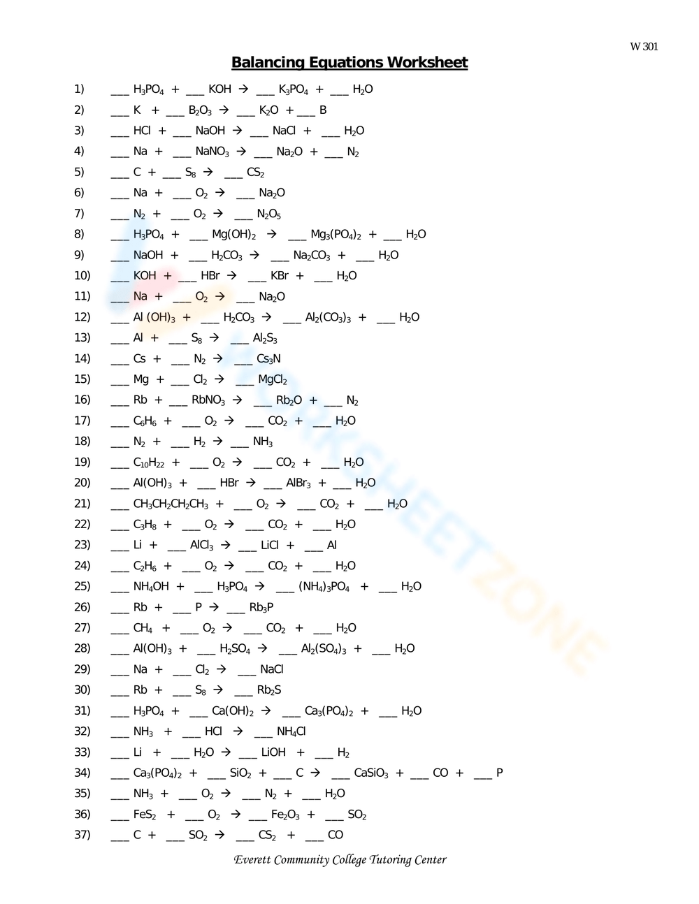 Free Balancing Chemical Equations Worksheet Answer Key Worksheets Library Free Balancing Chemical Equations Worksheet Answer Key Worksheets Library