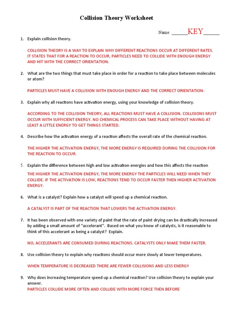 Free Collision Theory Worksheet Download Free Collision Theory Worksheet Png Images Free Worksheets On Clipart Library
