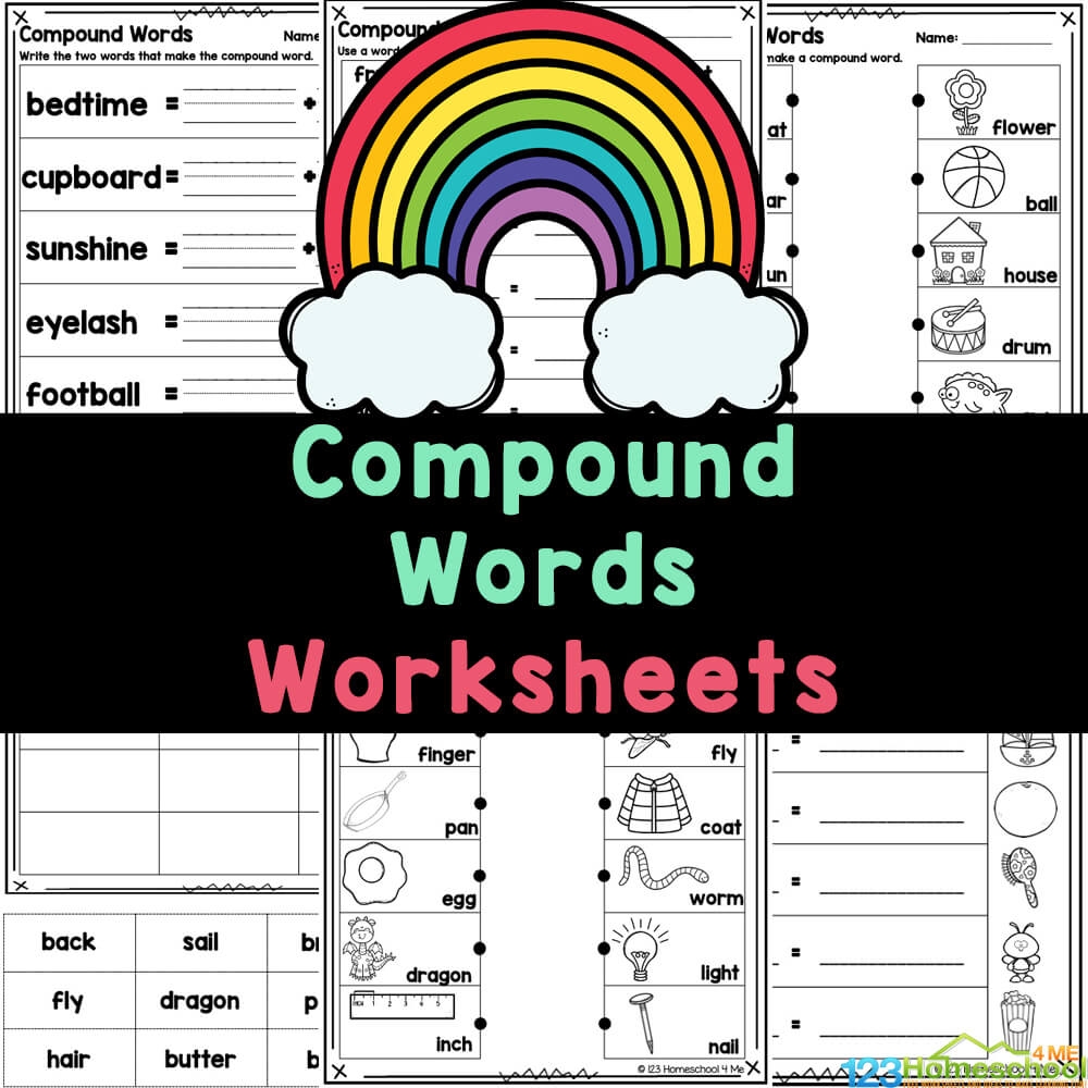 FREE Compound Words Activities For Kids FREE Compound Words Activities For Kids