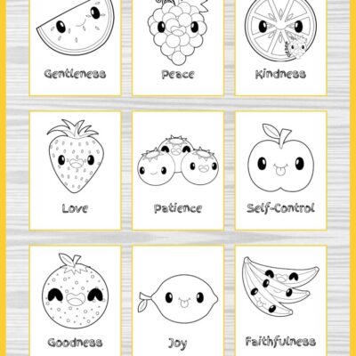 Free Fruit Of The Spirit Printables For Kids Healing Home
