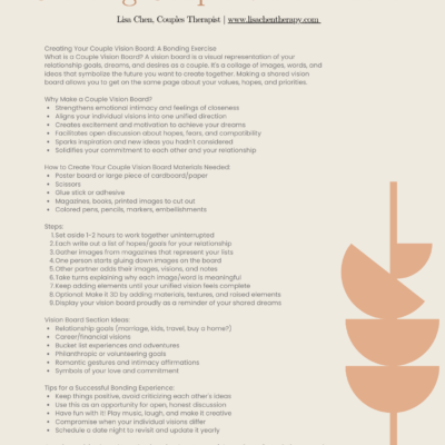 Free Gottman Couples Exercises Lisa Chen Associates Therapy