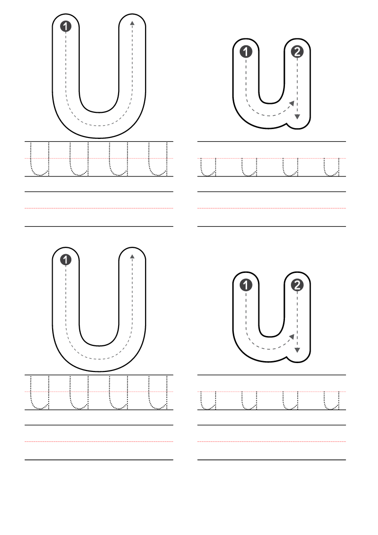 Free Preschool Letter U Worksheets Printable PDF Free Preschool Letter U Worksheets Printable PDF